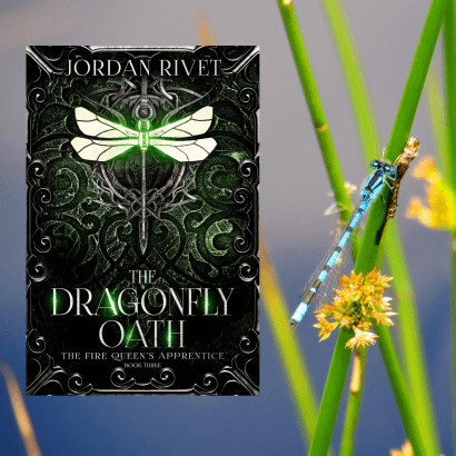 Dragonfly with book 3
